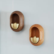Magnetically-Attached Wood Doorbell - Lazylifeshop