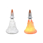 Rocket Lamp 3D - Space Shuttle LED Lamp - Lazylifeshop