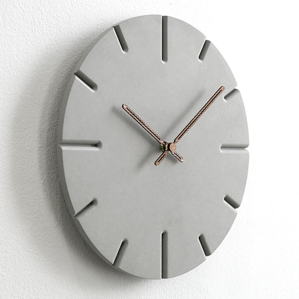 Modern Minimalist Deep Hole Round Wall Clock