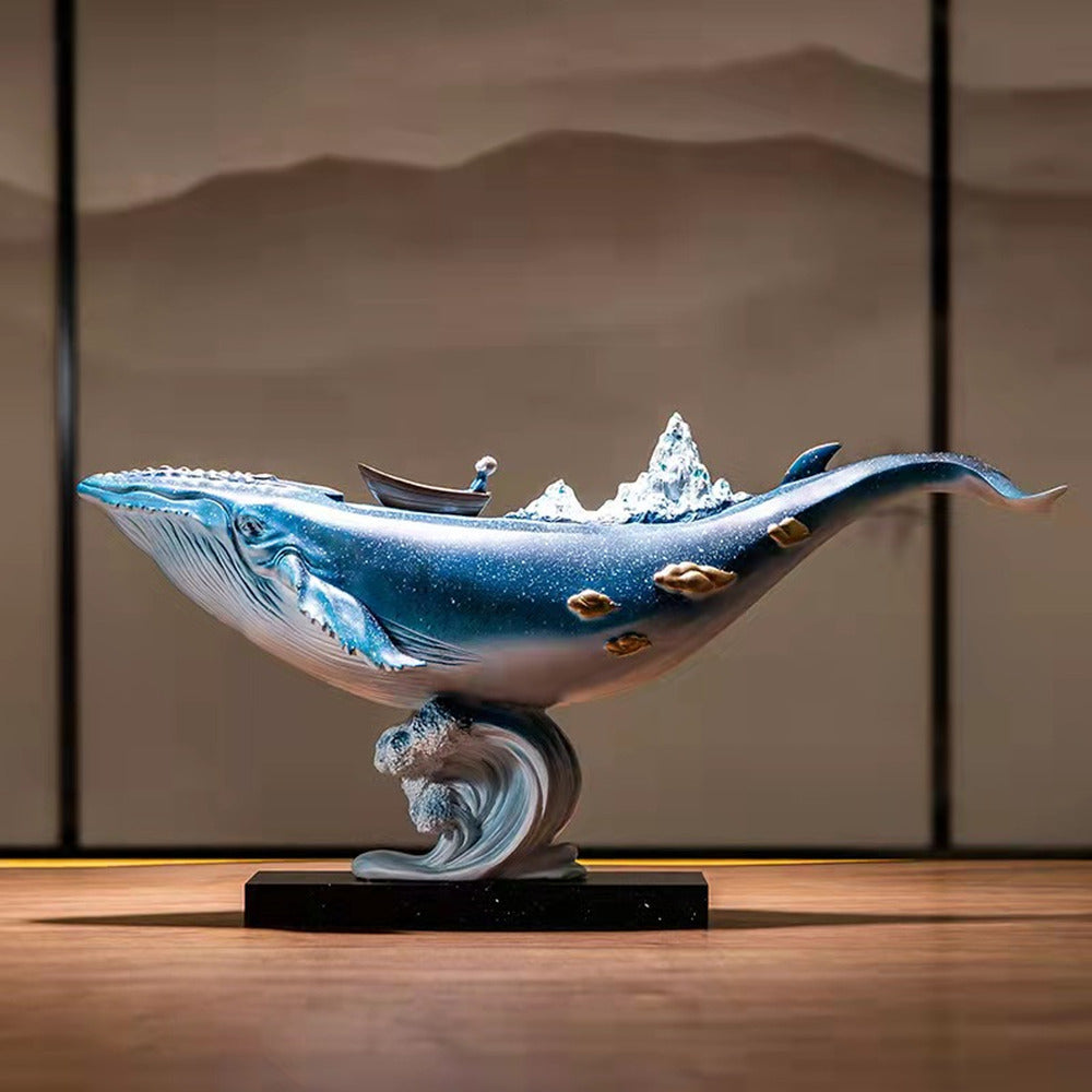 シロナガスクジラの装飾品