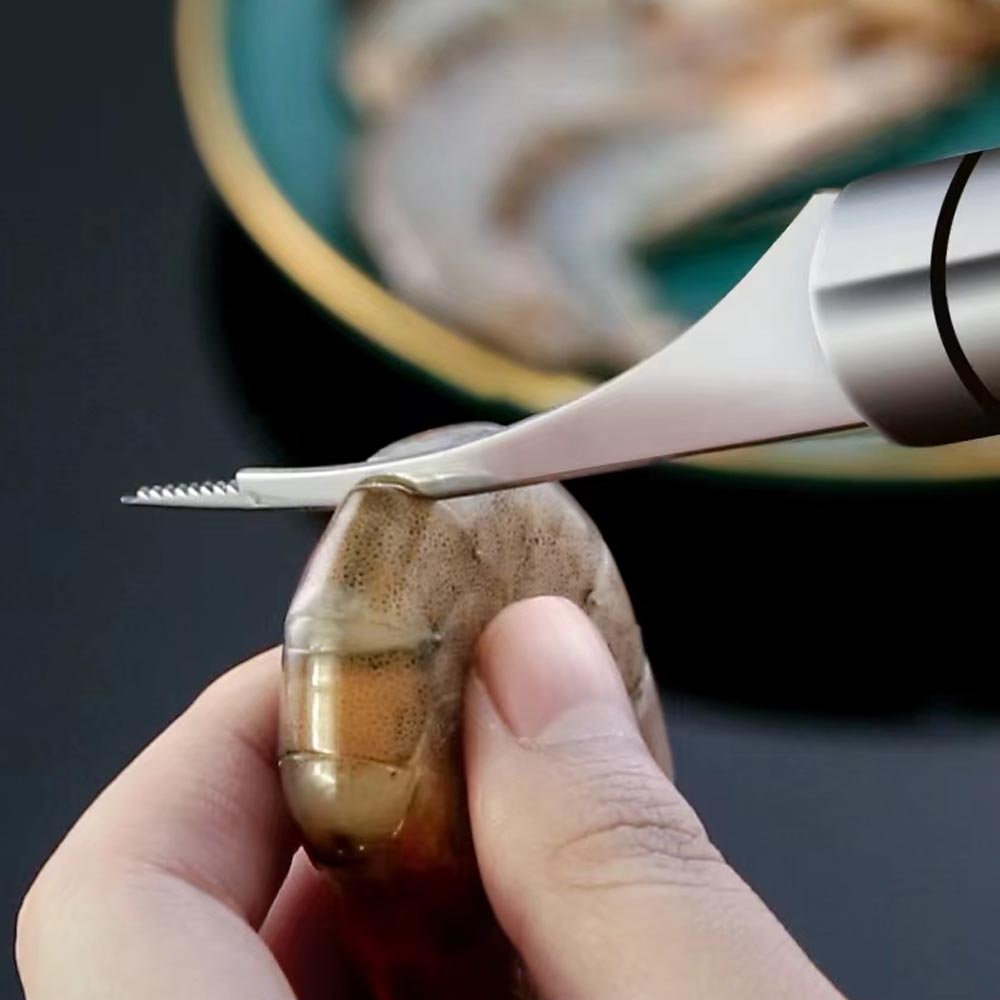 エビの糸をはがすための道具