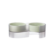 Dual Bowl for Pets - Green - Lazylifeshop