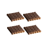 Biscuits Solid Wooden Heat Insulation Coasters - Lazylifeshop