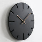 Modern Minimalist Deep Hole Round Wall Clock - Lazylifeshop