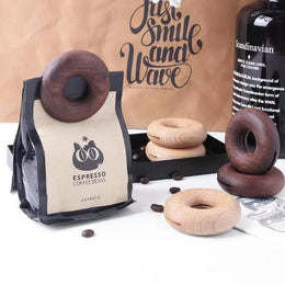 Donut Sealing clip Black walnut Or Beech - Lazylifeshop