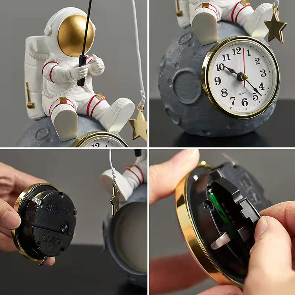 Astronaut Fishing For Stars Alarm Clock