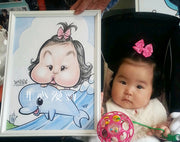 Hand-painted Cute cartoon character painting - Lazylifeshop