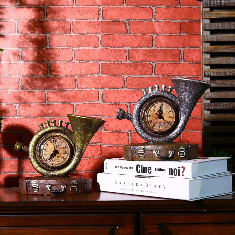 Vintage Horn Alarm Clock