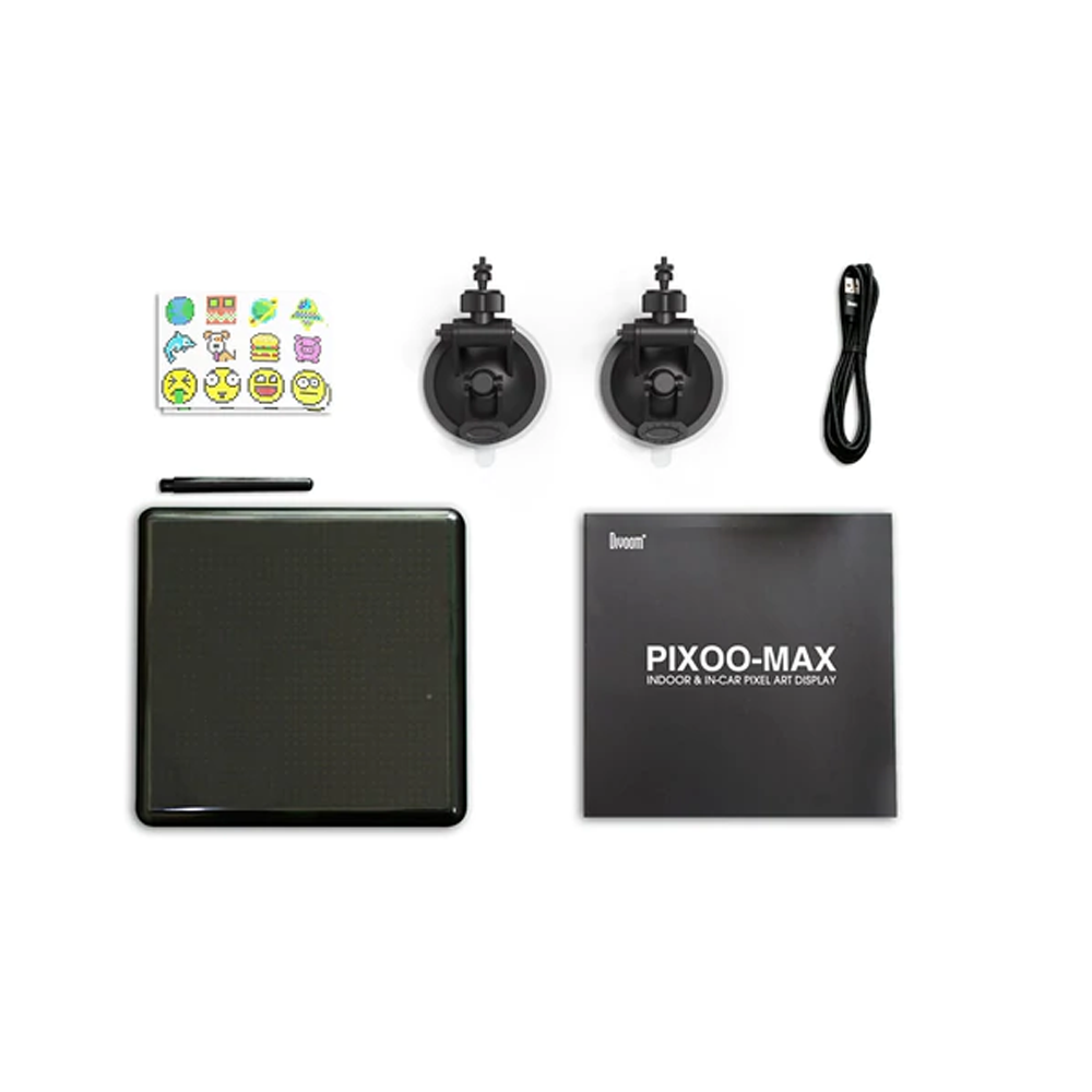 Divoom Pixoo Max Pixelディスプレイ、32X32のプログラム可能なLEDスクリーンを備えたAPP携帯電話コントロールディスプレイ