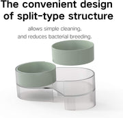 Dual Bowl for Pets - Green - Lazylifeshop