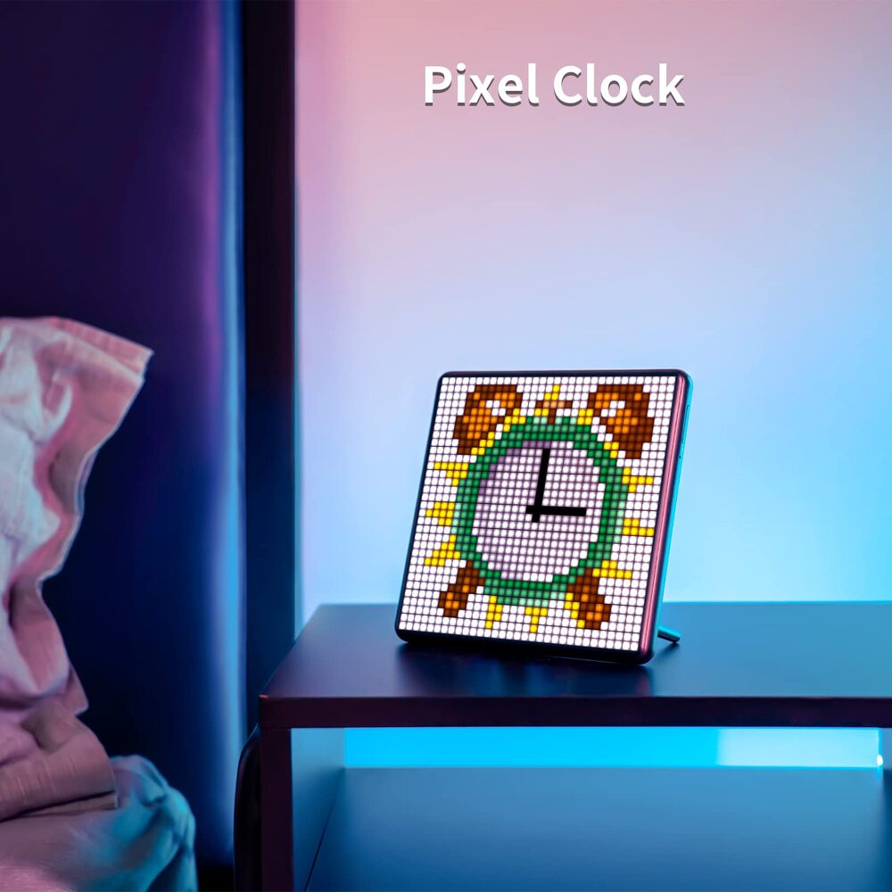 Divoom Pixoo Max Pixel Display, pantalla de control de teléfono móvil APP con pantalla LED programable de 32 x 32