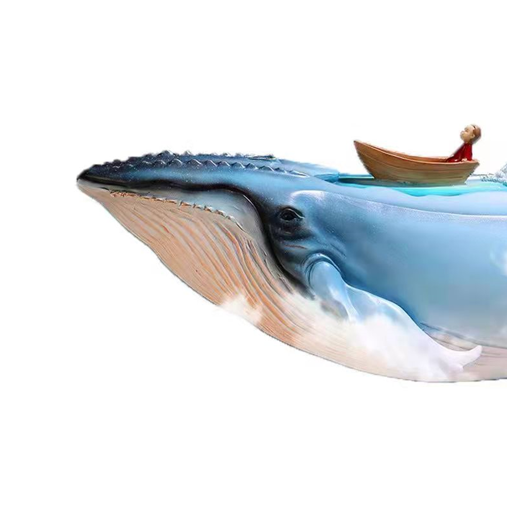 Adornos de ballena azul