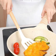 Milk White Silicone Cooking Utensils Set (1 Set of 12 Pcs) - Lazylifeshop