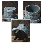 Vintage Cement Stone Grinding Ashtray - Lazylifeshop