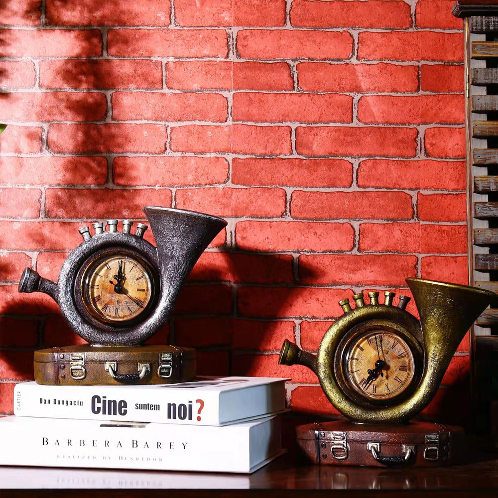 Vintage Horn Alarm Clock