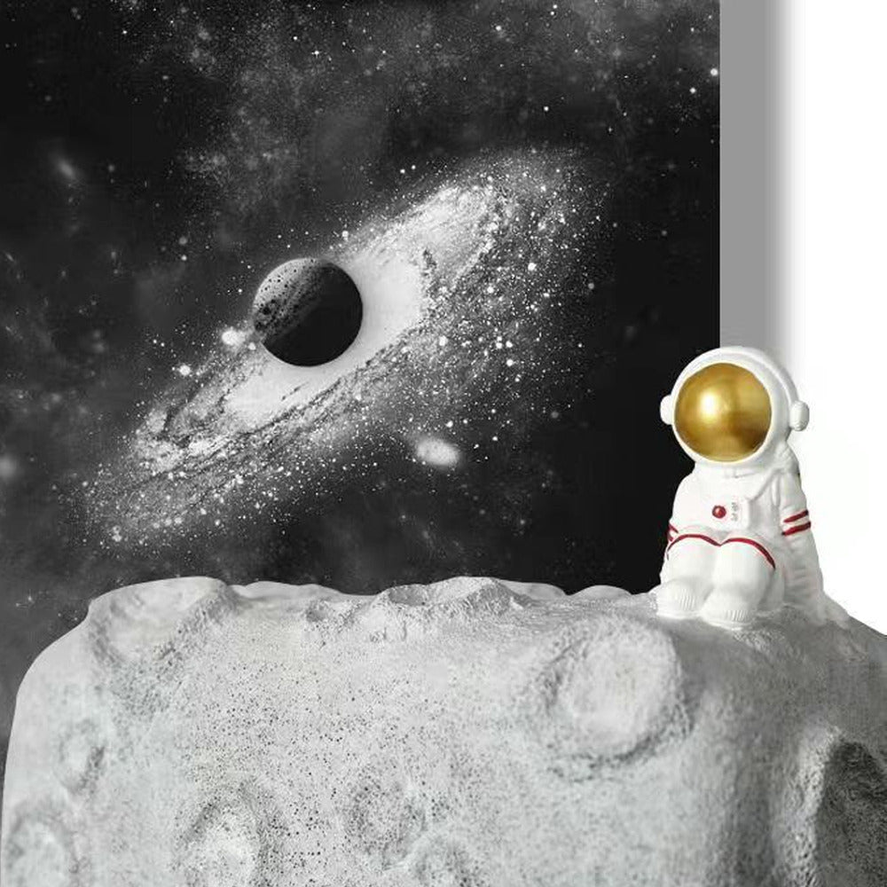 Caja de pañuelos de astronauta