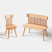 Chair and Bench Phone Stand Stand Handmade Wooden - Lazylifeshop