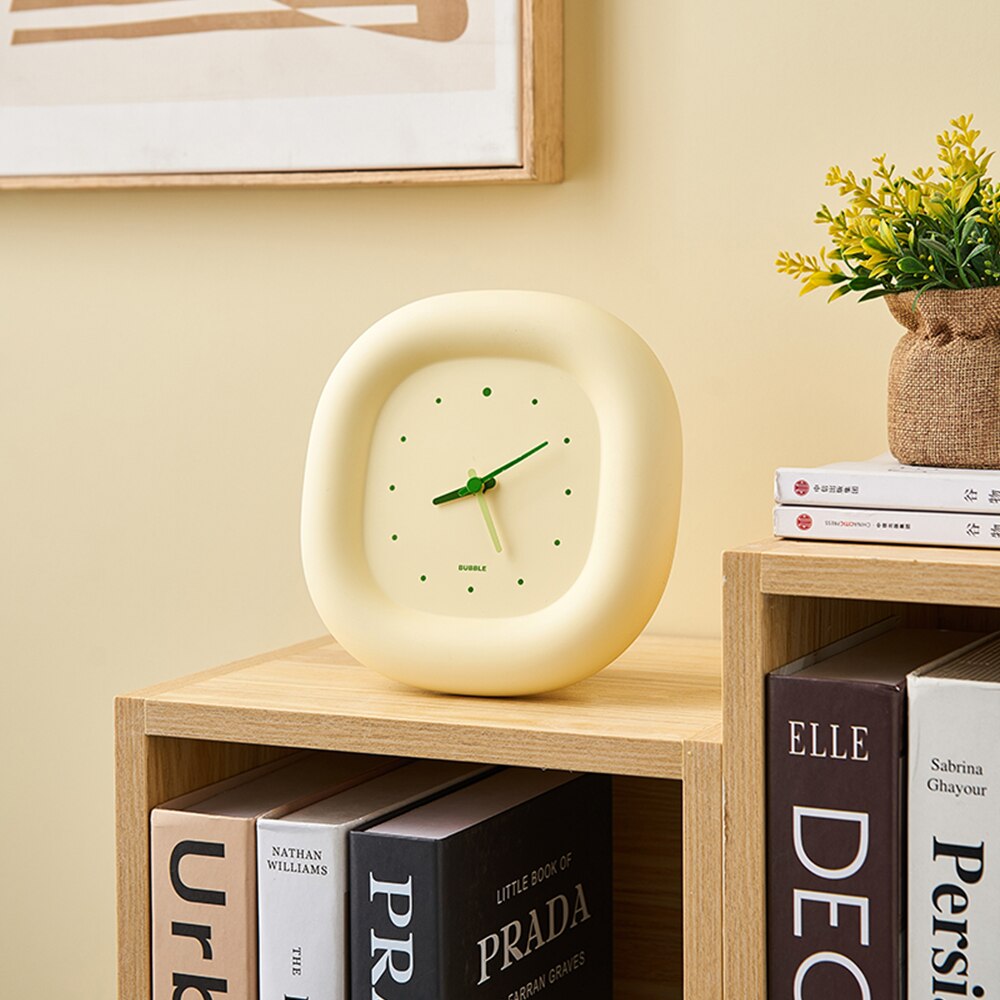 Reloj de pared de reloj de escritorio de burbujas