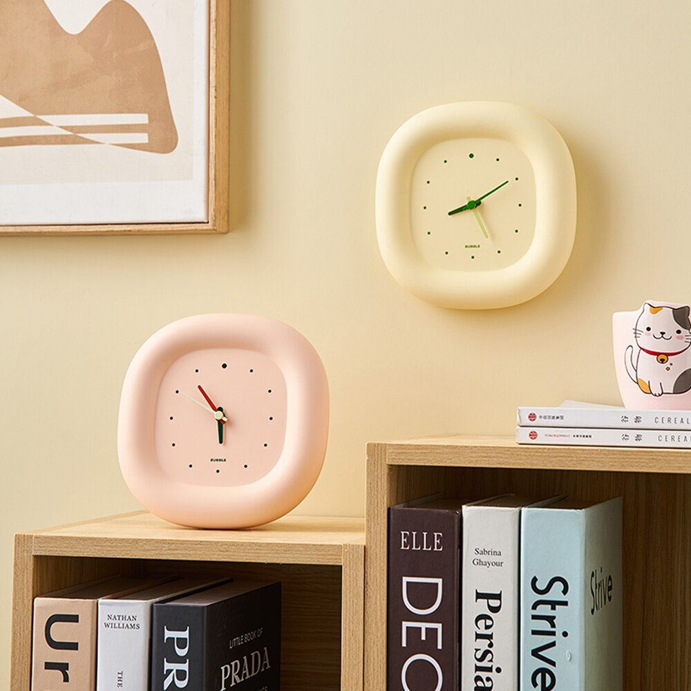 Reloj de pared de reloj de escritorio de burbujas