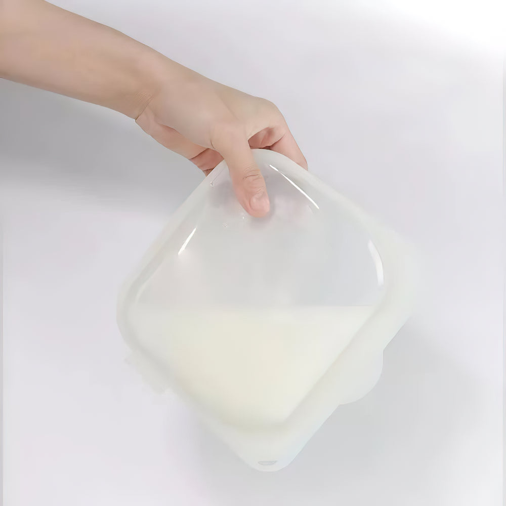 プラチナシリコーン食品グレードの再利用可能な収納バッグ