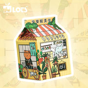 LOTS Forest Window Milk Music Box