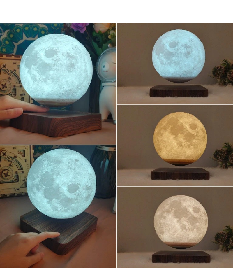 Lámpara de luna levitante