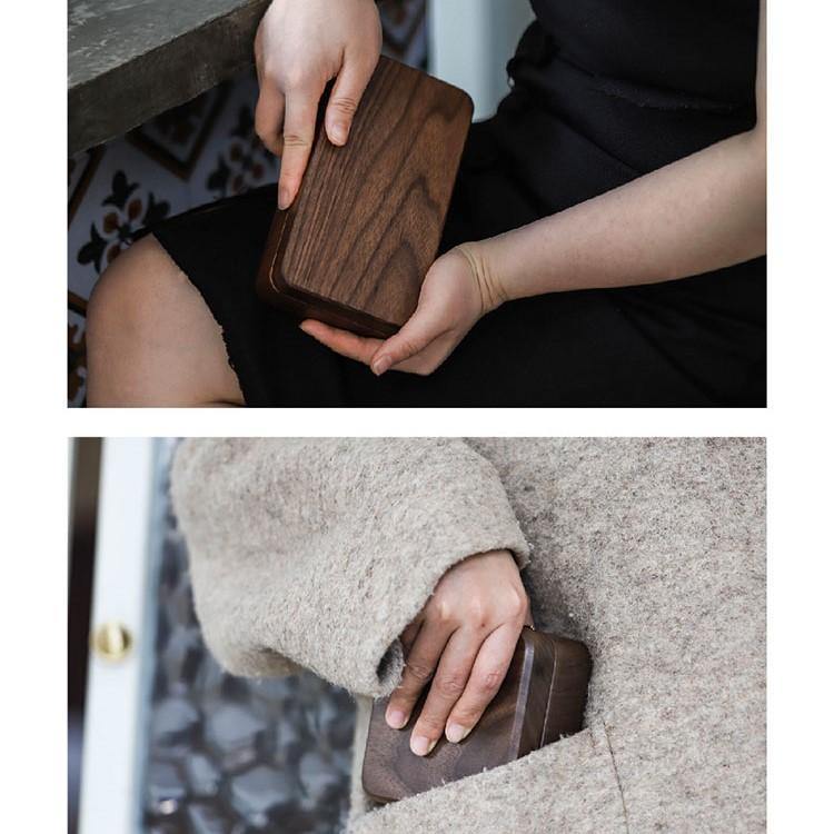 巧克力旅行首飾盒木製手工