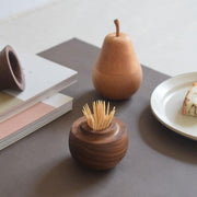 Toothpick holder Handmade Wooden Pear Table Decoration - Lazylifeshop