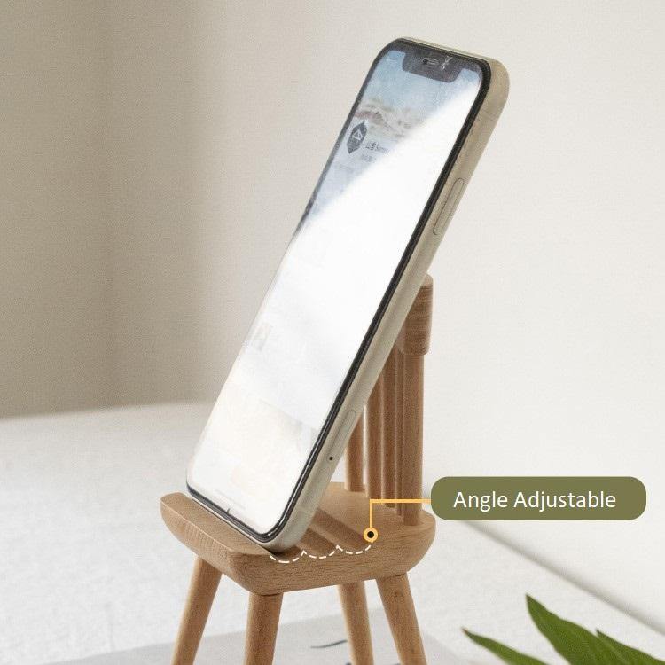 Chair and Bench Phone Stand Stand Handmade Wooden