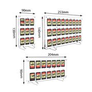 Transparent Game Card Case for Nintendo Switch Acrylic Games Storage Box