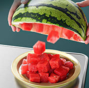 Stainless Steel Watermelon Cube Cutter Quickly Safe Watermelon Knife,Fun Fruit Salad Melon Cutter