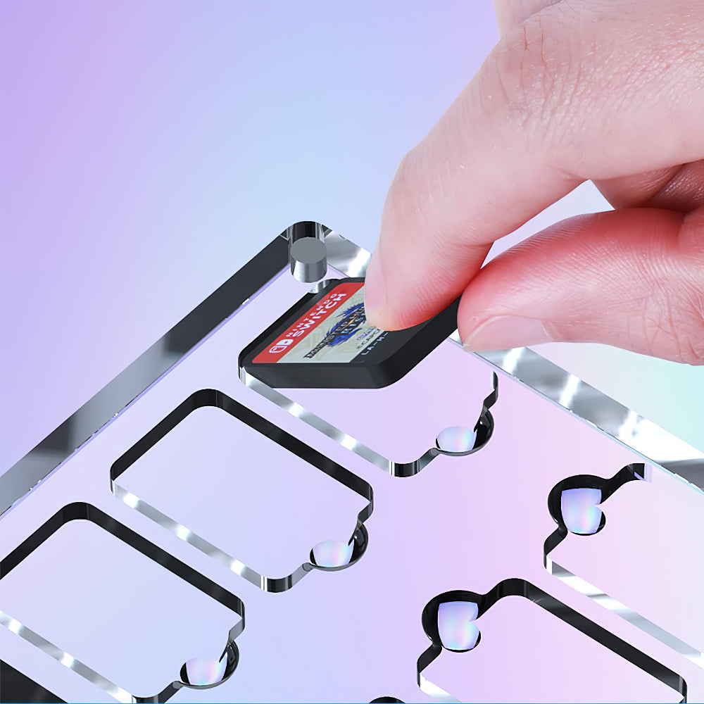 Transparent Game Card Case for Nintendo Switch Acrylic Games Storage Box