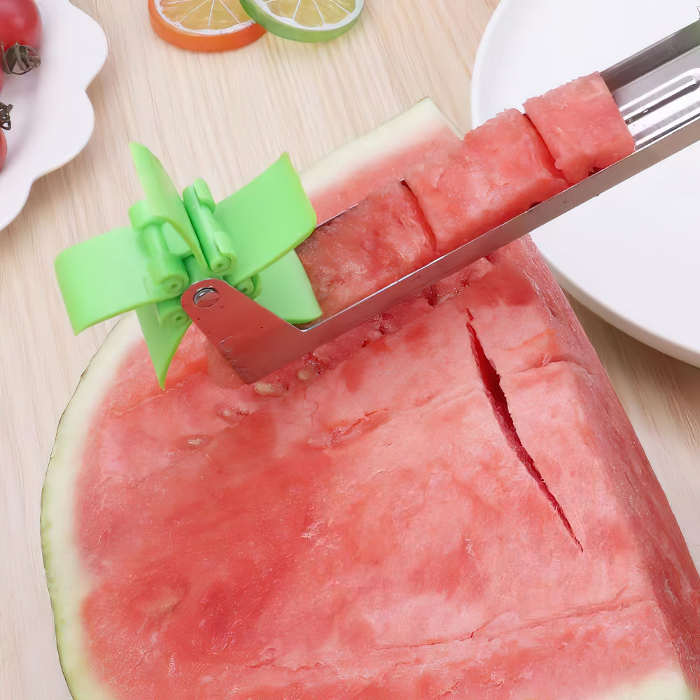 Watermelon Cutter Slicer, Stainless Steel Watermelon Cube Cutter Quickly  Safe Watermelon Knife, Fun Fruit Salad Melon Cutter For Kitchen Gadget,  Stainless Steel Forks Optional - Temu United Arab Emirates