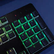 IROK FE87/104 White Black RGB Gaming Mechanical Keyboard With Hot Swapping Red Switch Brown Switch