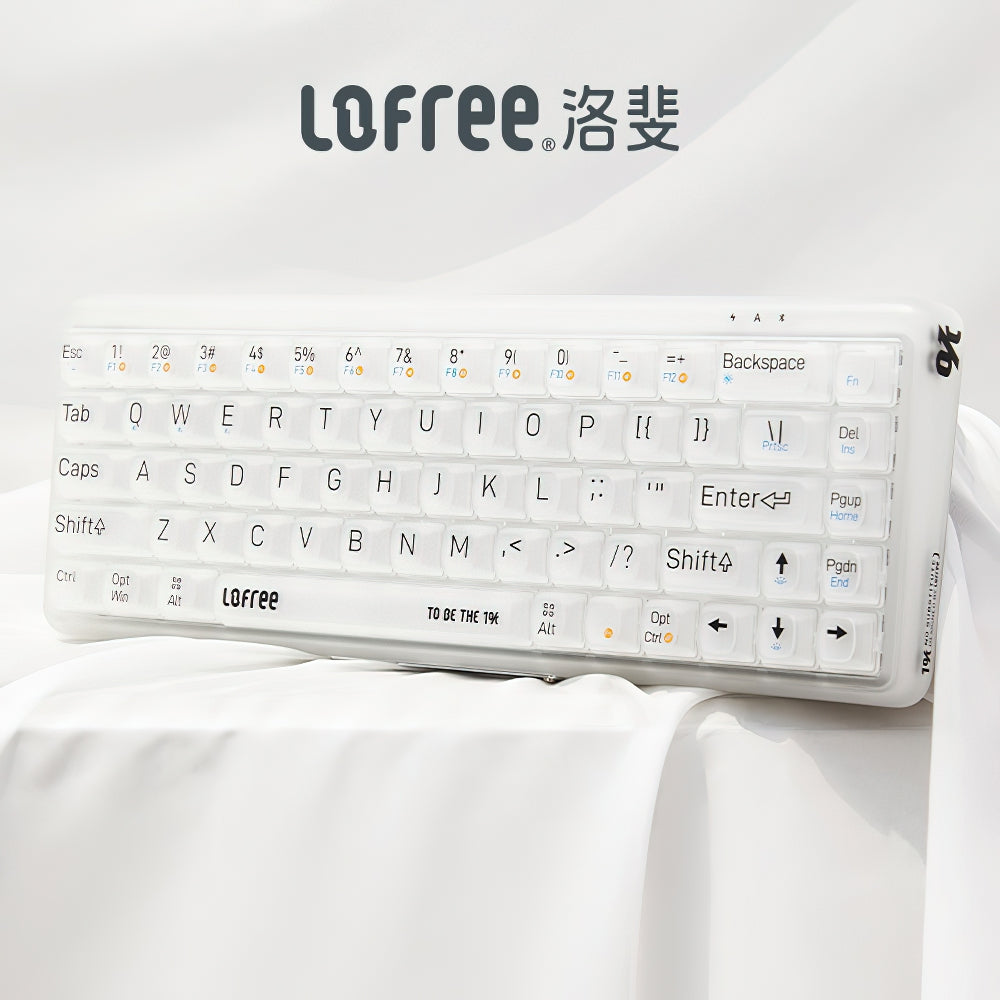 Lofree 1% デュアル モード フォグ マット テクスチャ メカニカル キーボード
