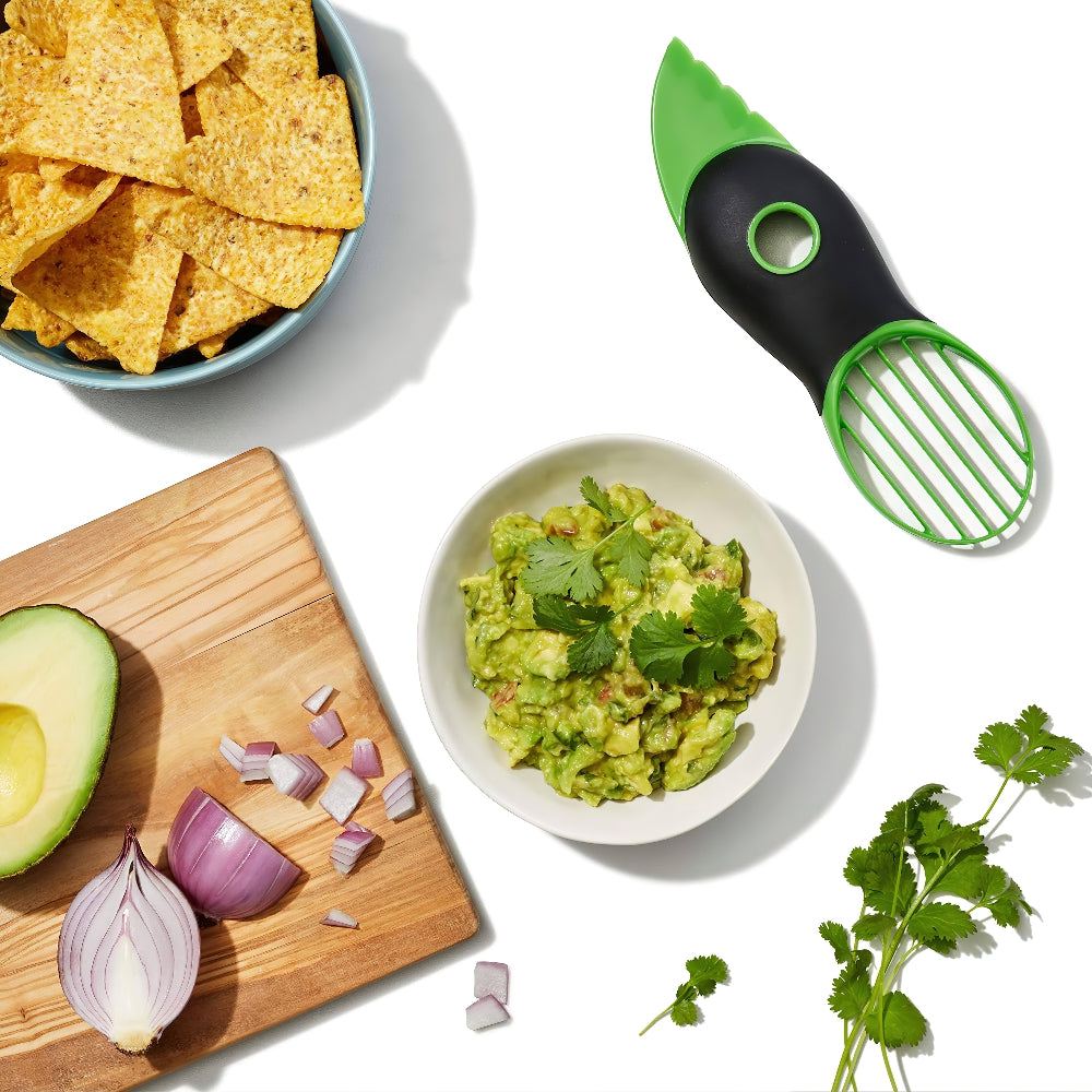 OXO Good Grip 3-In-1 Avocado Slicer, Green